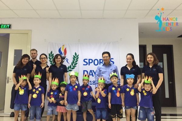 Ngày hội thể thao Olympic tại Hanoi Center Kids